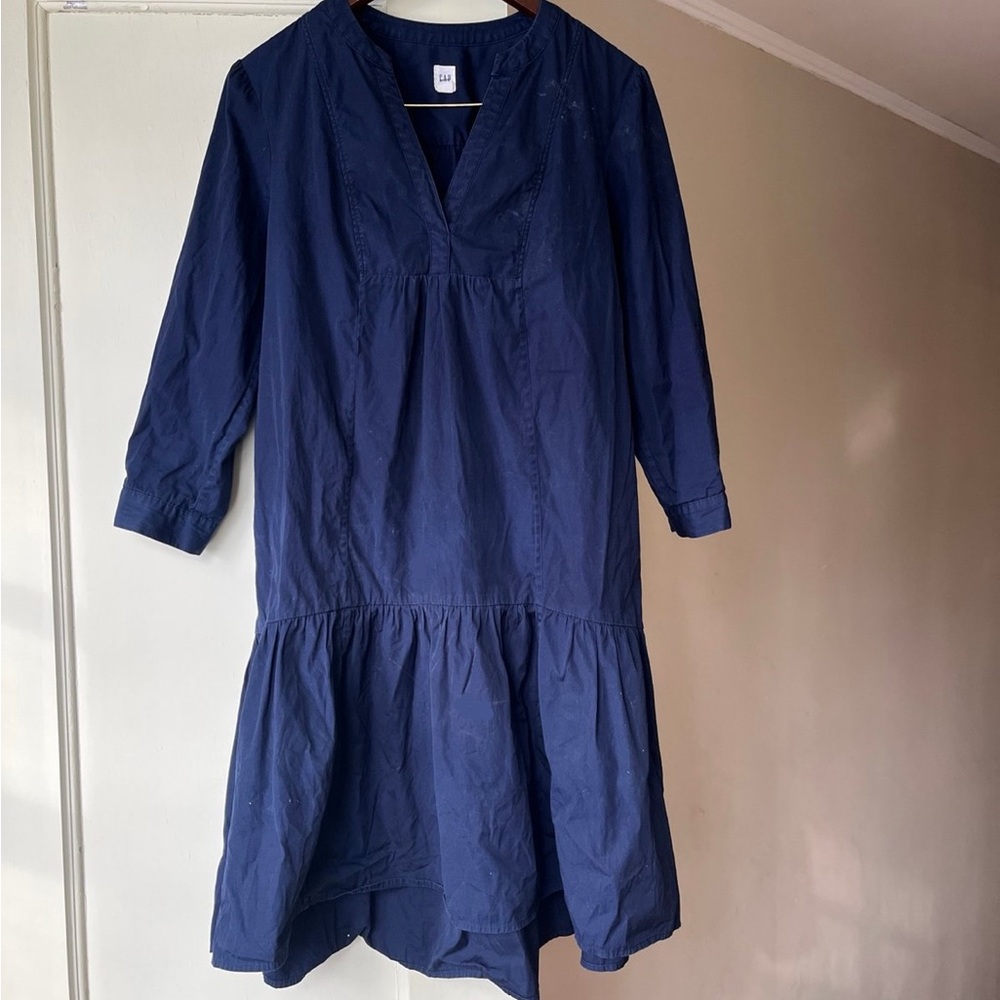 Gap Navy Blue Flare Dress XS Small